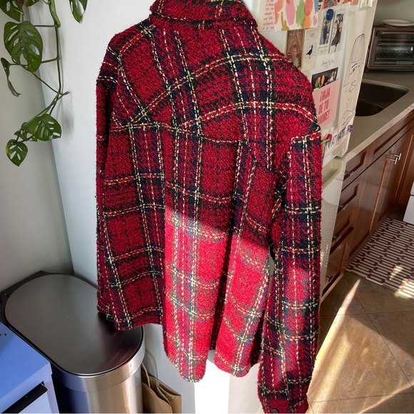 WOOL BUTTON UP JACKET - Picture 2 of 6